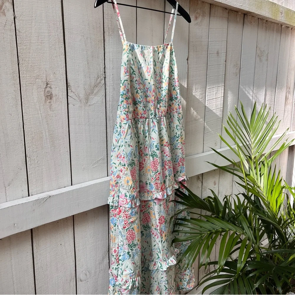 Pink Ripple Maxi Dress - Picture 2 of 4